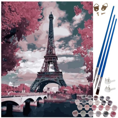 Maaleo 22784 Malování podle čísel 40x50cm - Eiffelova věž