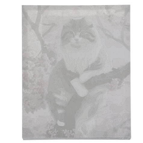 Maaleo 22783 Malování podle čísel 40x50cm - Kočka na stromě ~ 6