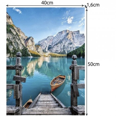 Maaleo 22785 Malování podle čísel 40x50cm - Jezero v horách ~ 2
