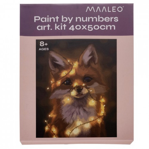 Maaleo 22782 Malování podle čísel 40x50cm - Liška ~ 3