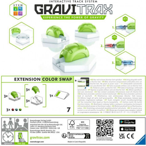 RAVENSBURGER GraviTrax Tunýlky (Color Swap) ~ 6