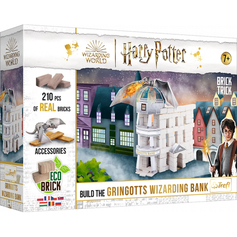 TREFL BRICK TRICK Harry Potter: Gringottova kouzelnická banka M 210 dílů ~ 1