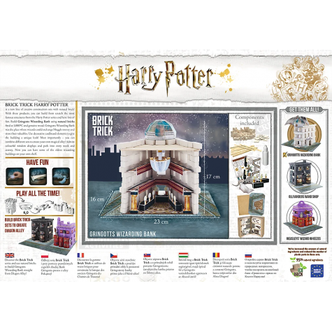 TREFL BRICK TRICK Harry Potter: Gringottova kouzelnická banka M 210 dílů ~ 6