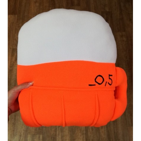 Polštář pivo - oranžový ~ 2