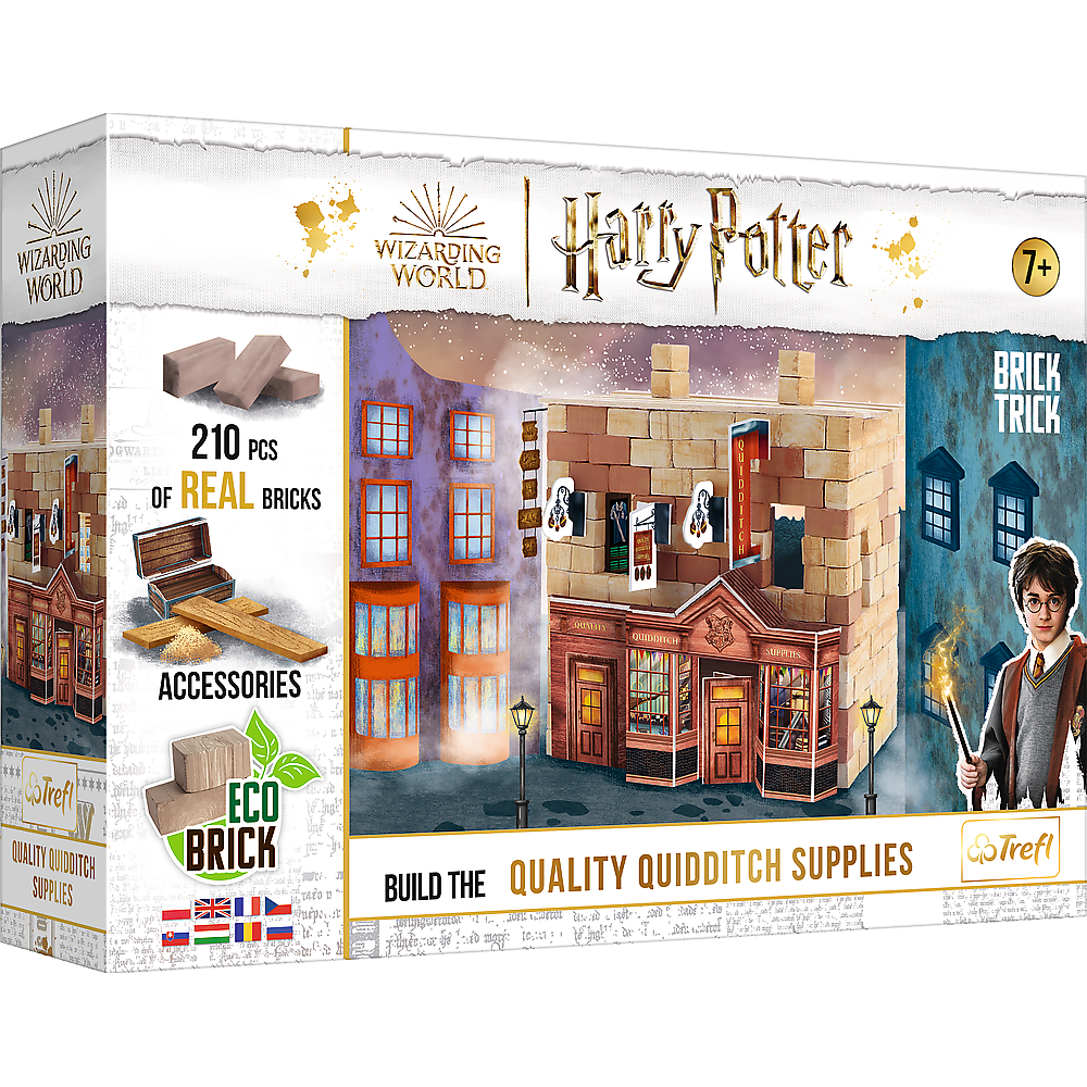 TREFL BRICK TRICK Harry Potter: Prvotřídní potřeby pro famfrpál M 210 dílů