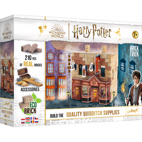 TREFL BRICK TRICK Harry Potter: Prvotřídní potřeby pro famfrpál M 210 dílů