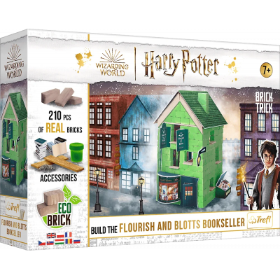 TREFL BRICK TRICK Harry Potter: Knihkupectví Krucánky a Kaňoury M 210 dílů