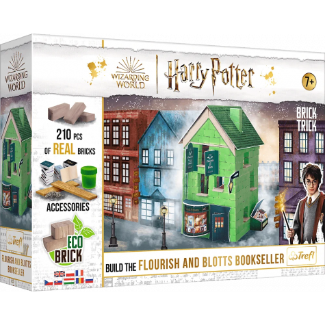 TREFL BRICK TRICK Harry Potter: Knihkupectví Krucánky a Kaňoury M 210 dílů