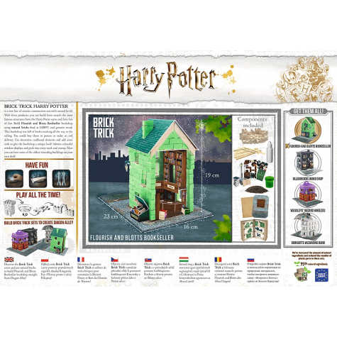 TREFL BRICK TRICK Harry Potter: Knihkupectví Krucánky a Kaňoury M 210 dílů ~ 6