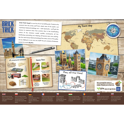 TREFL BRICK TRICK Travel: Big Ben L 290 dílů