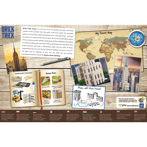 TREFL BRICK TRICK Travel: Empire State Building XL 420 dílů ~ 5