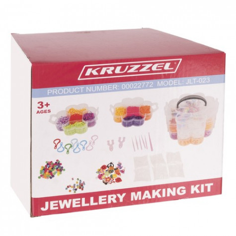 Kruzzel 22772 Sada na výrobu náramků v kufříku ~ 11