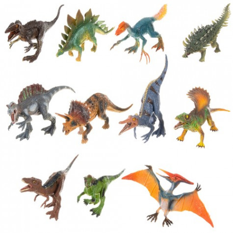 Kruzzel 22397 Dinosauří svět - figurky v kufříku a podložka ~ 3