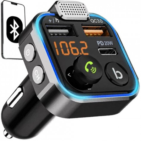 Xtrobb 22355 Transmitter FM Bluetooth nabíječka do auta