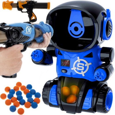 Kruzzel 23171 Střílecí hra Robot - modrý