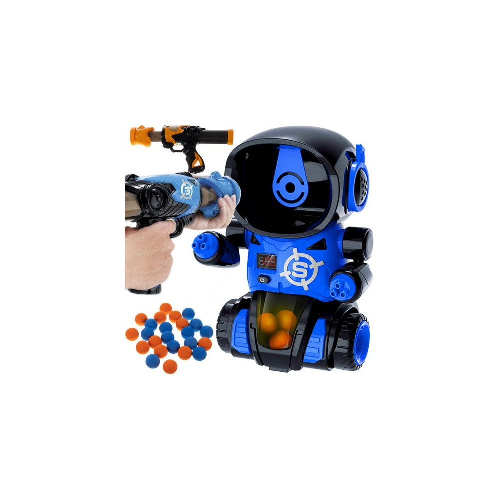 Kruzzel 23171 Střílecí hra Robot - modrý