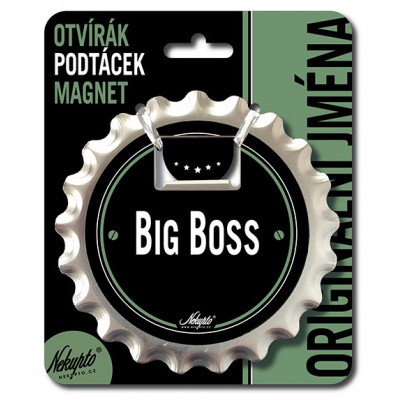 Nekupto Otvírák na pivo, podtácek - Big boss