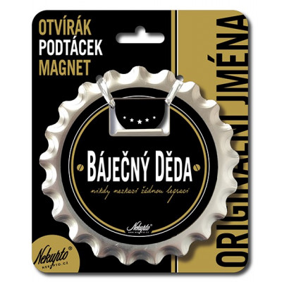 Nekupto Otvírák na pivo, podtácek - Báječný děda