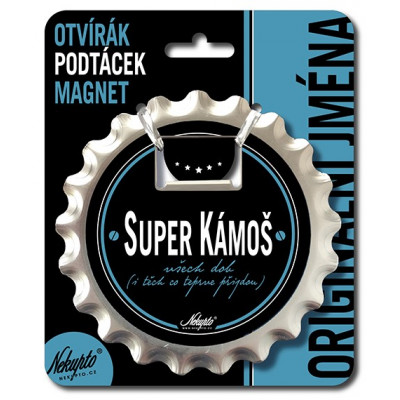 Nekupto Otvírák na pivo, podtácek - Super kámoš