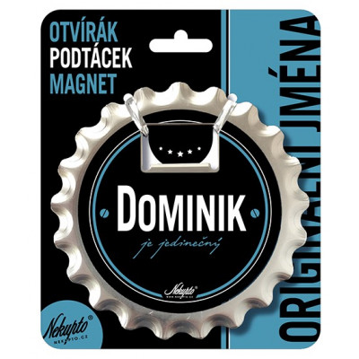 Nekupto Otvírák na pivo, podtácek se jménem - Dominik