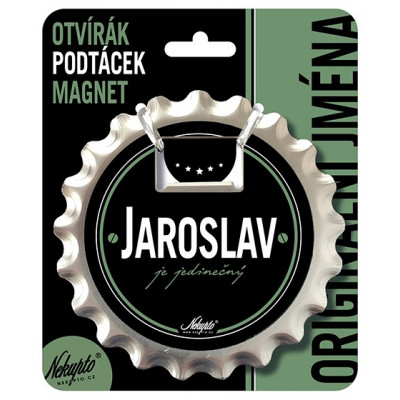 Nekupto Otvírák na pivo, podtácek se jménem - Jaroslav