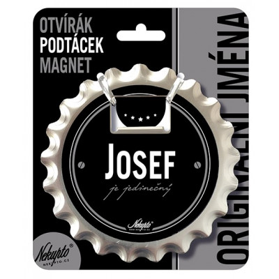 Nekupto Otvírák na pivo, podtácek se jménem - Josef