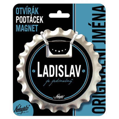 Nekupto Otvírák na pivo, podtácek se jménem - Ladislav