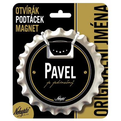 Nekupto Otvírák na pivo, podtácek se jménem - Pavel