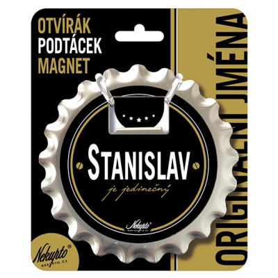 Nekupto Otvírák na pivo, podtácek se jménem - Stanislav