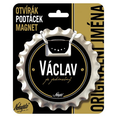 Nekupto Otvírák na pivo, podtácek se jménem - Václav