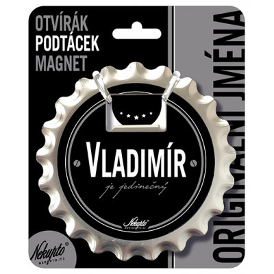 Nekupto Otvírák na pivo, podtácek se jménem - Vladimír