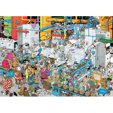 JUMBO Puzzle Továrna na sladkosti 500 dílků ~ 2
