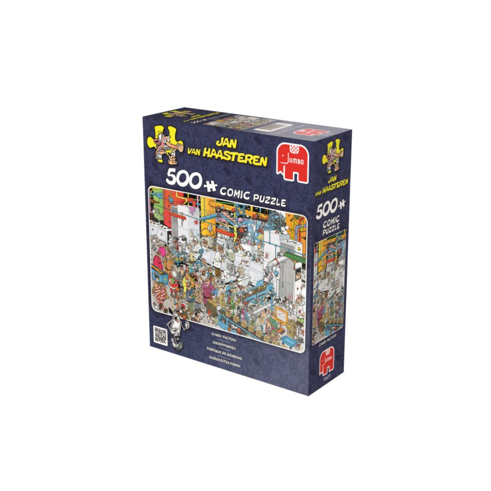 JUMBO Puzzle Továrna na sladkosti 500 dílků