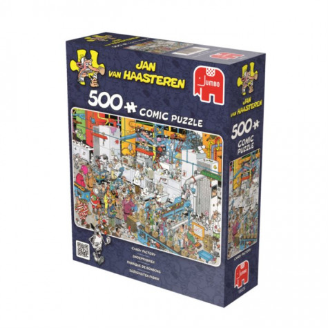JUMBO Puzzle Továrna na sladkosti 500 dílků ~ 1