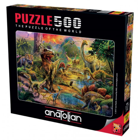 ANATOLIAN Puzzle Království dinosaurů 500 dílků ~ 1