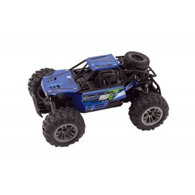 Auto RC buggy terénní modré 22cm plast 2,4GHz na baterie + dobíjecí pack