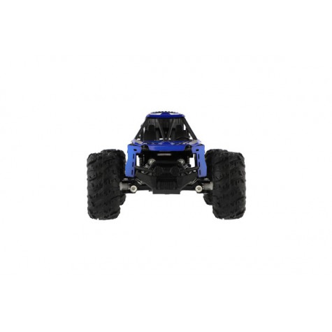 Auto RC buggy terénní modré 22cm plast 2,4GHz na baterie + dobíjecí pack ~ 8