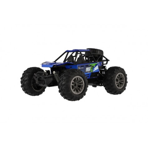 Auto RC buggy terénní modré 22cm plast 2,4GHz na baterie + dobíjecí pack ~ 11