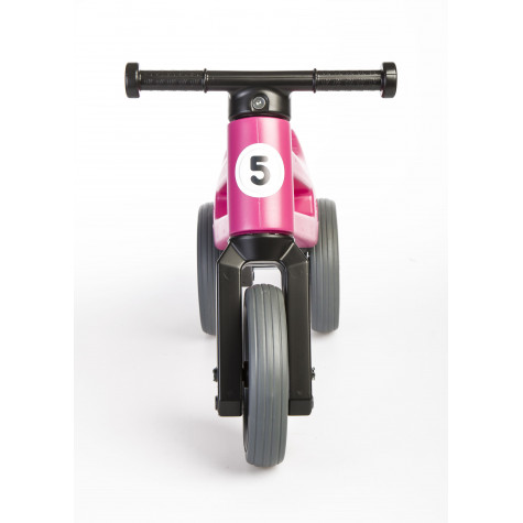 Funny Wheels odrážedlo New Sport 2v1 s gumovými koly - růžové