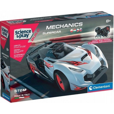CLEMENTONI Science&Play Mechanická laboratoř: Závodní auto Supercar