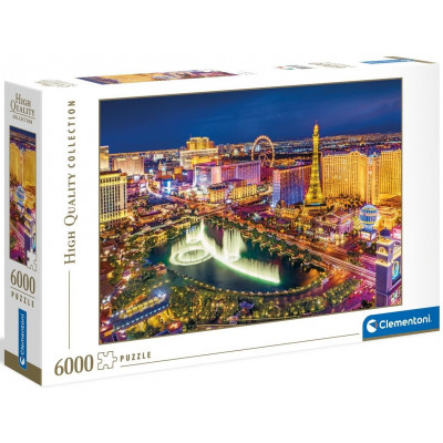 CLEMENTONI Puzzle Las Vegas 6000 dílků