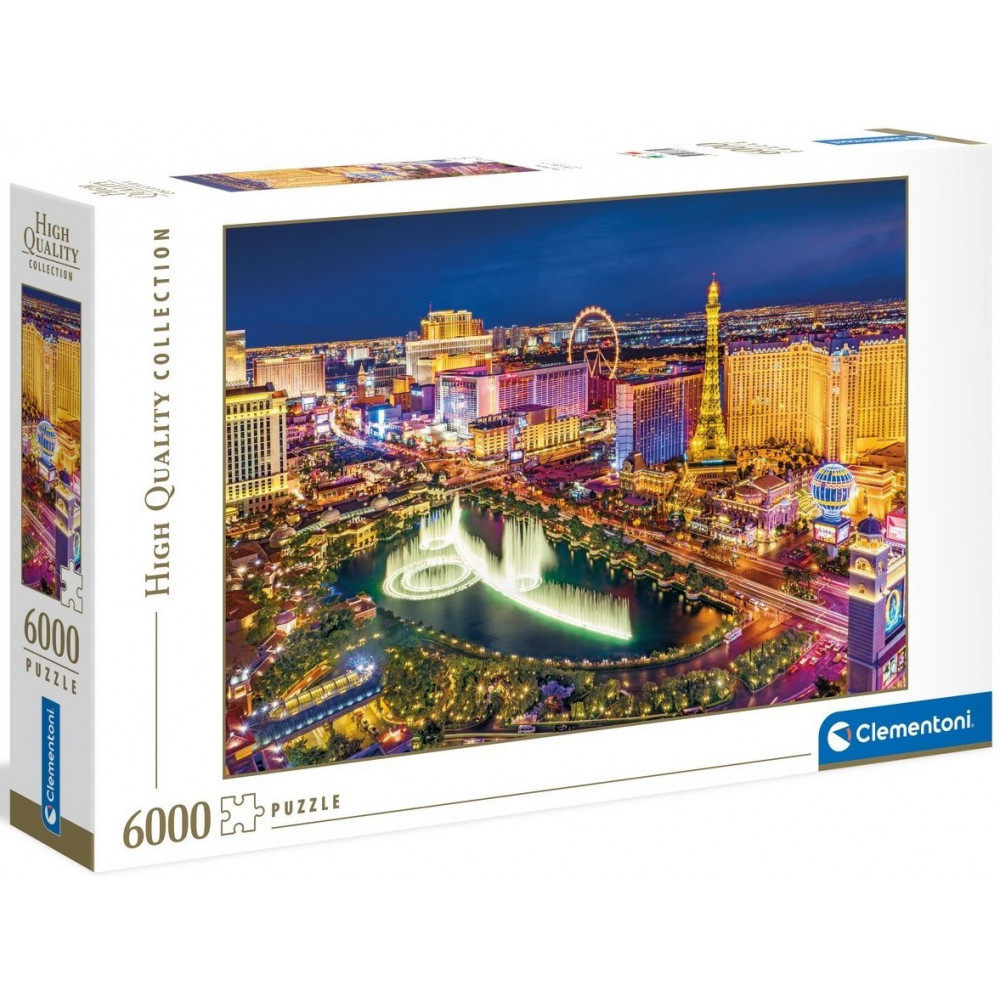 CLEMENTONI Puzzle Las Vegas 6000 dílků