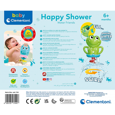 CLEMENTONI BABY Vodní kamarádi: Veselá sprcha ~ 8