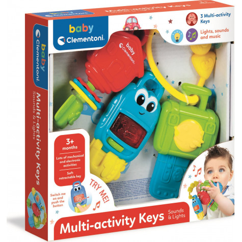 CLEMENTONI BABY Interaktivní klíče se světlem a zvuky ~ 2