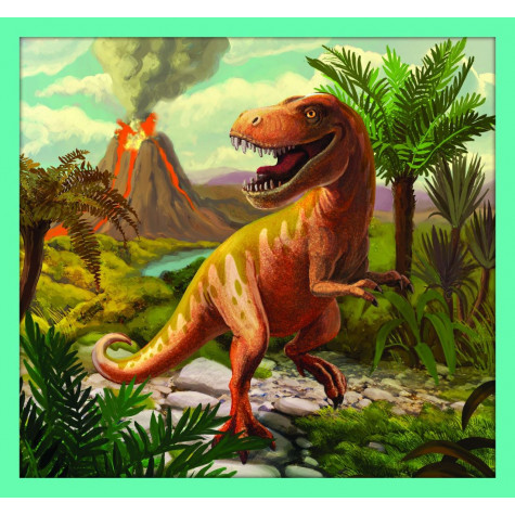 Trefl Puzzle 10v1 Dinosauři