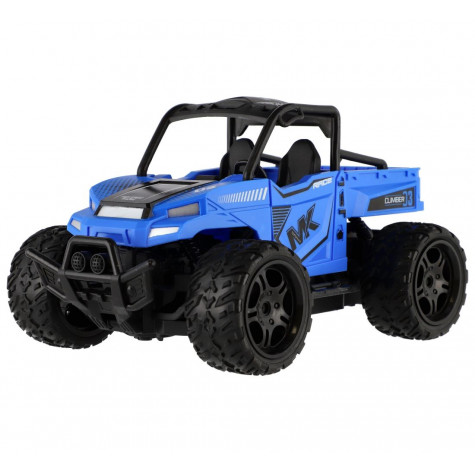 Auto RC buggy pick-up terénní modré 22cm 27MHz na baterie se světlem