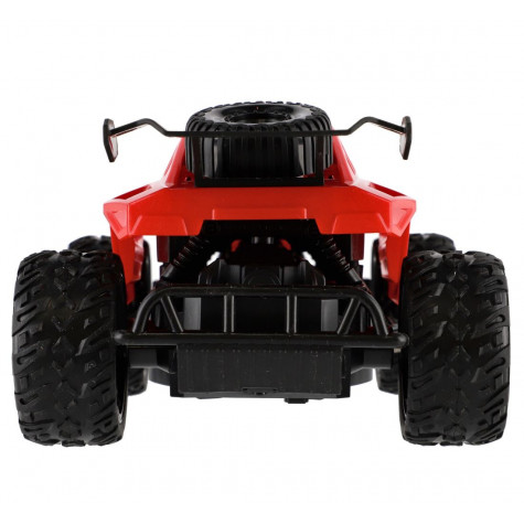 Auto RC buggy terénní červené 23cm 27MHz na baterie se světlem ~ 5