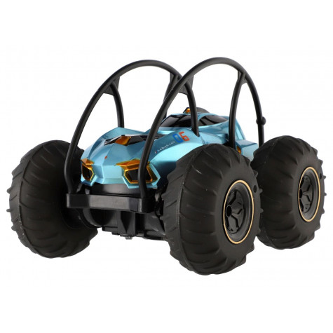 Auto RC kaskadérské otáčecí voděodolné 22cm 24MHz na baterie ~ 5