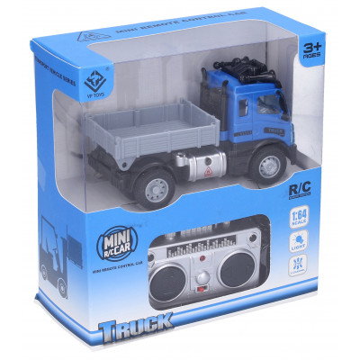 Auto RC nákladní sklápěč 13 cm - modré