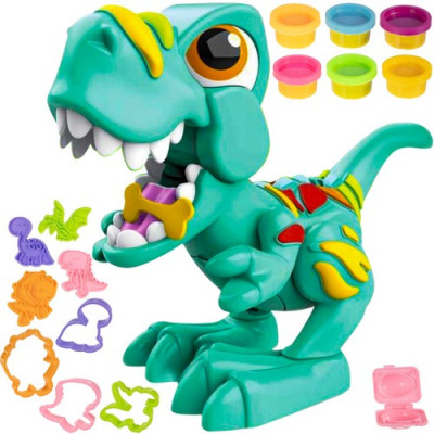 Kruzzel 22775 Sada na vytlačování modelíny - Dinosaurus